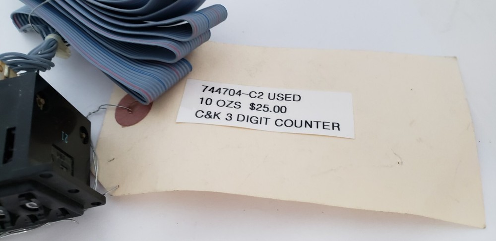 C&K 3 DIGIT COUNTER