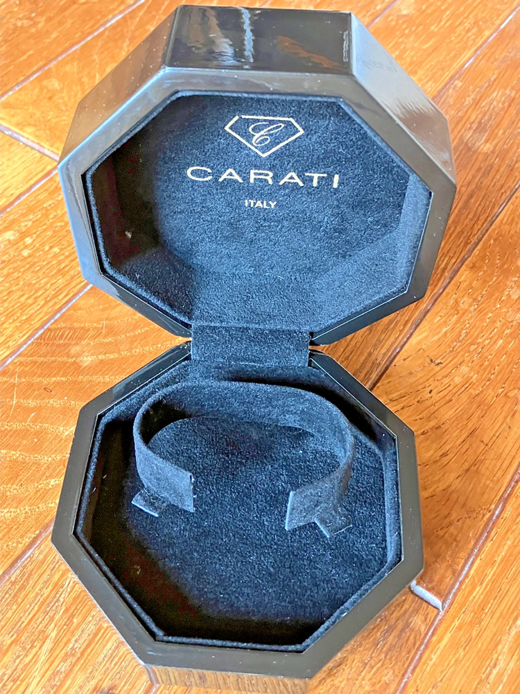 Authentic CARATI Empty Watch Box Good Condition #V57