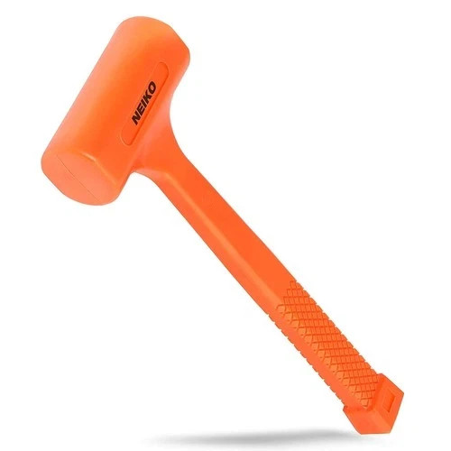 2 LB Dead Blow Hammer, Neon Orange | Unibody 2 Pound,