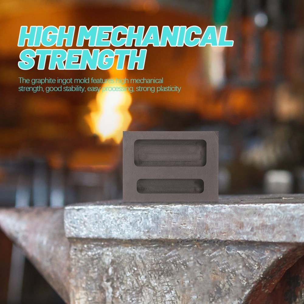 Ingot Molds for Casting Metal Graphite Crucible Refining Aluminum