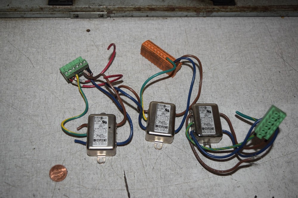 Corcom 3VB3 EMI Filter Lot of 3