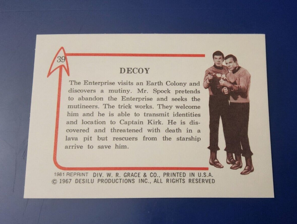Decoy x1 STAR TREK LEAF