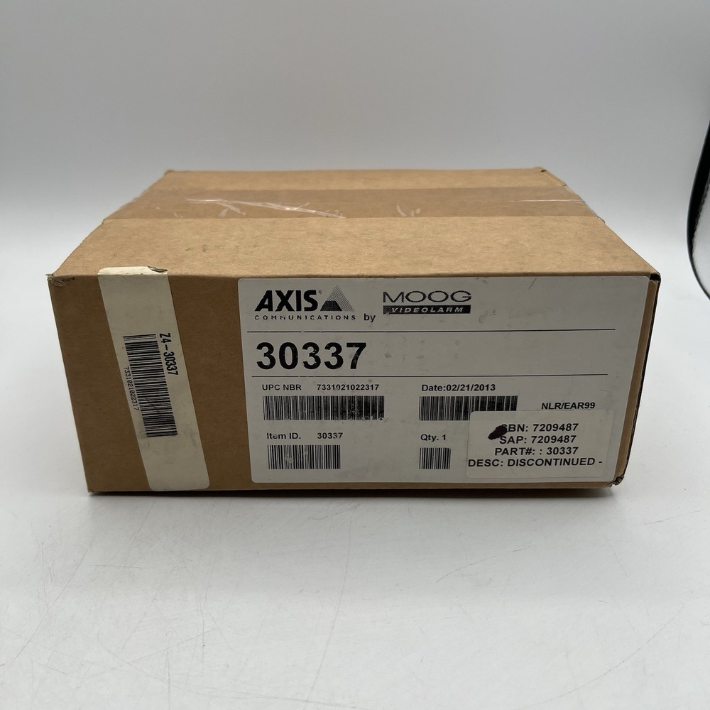 NEW IN BOX!! Axis Network Security Video Camera Mount Adapter Plate - 30337