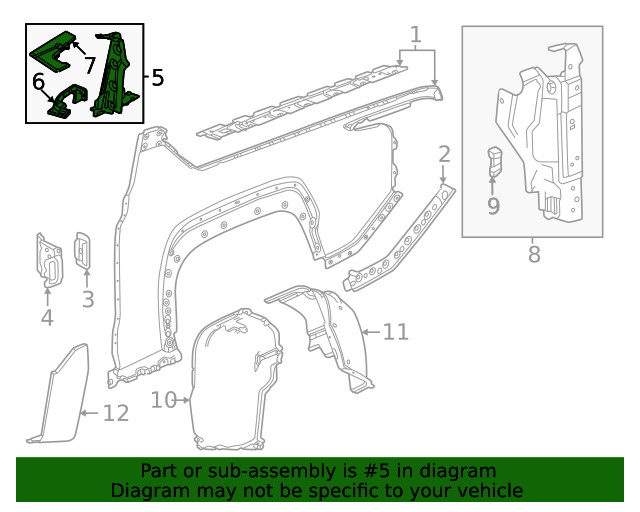 Genuine GM Upper Reinforced 85068877