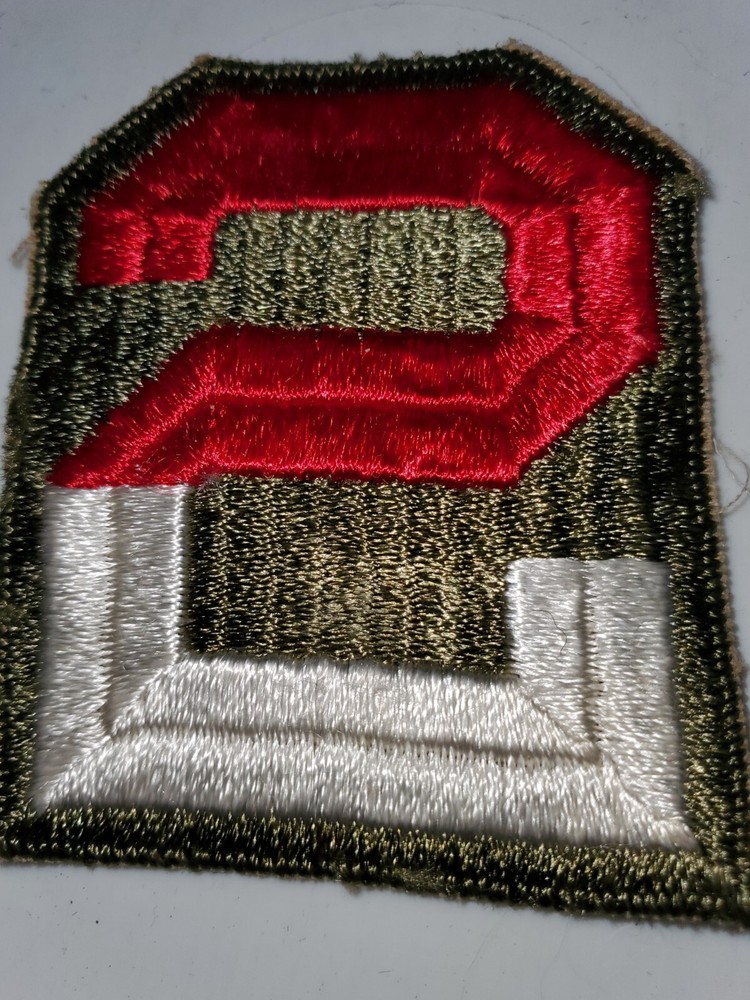 WWII US 2nd Army Cornrow Weave Cut Edge Patch L@@K!!!