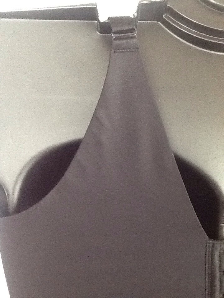 NWT Catherines No Wire Full Coverage Back Smoothing Bra Nylon Cup BLACK New