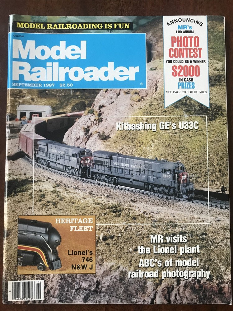 Model Railroader Train Magazines 1987 Complete Year 12 Issues Hobby Layouts GUC