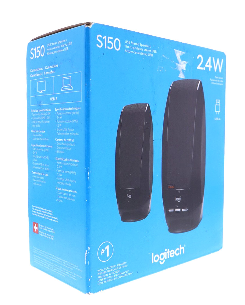 Logitech - S150 2.4W USB Speaker System