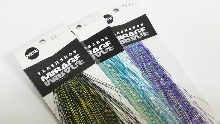 FLASHABOU MIRAGE BLEND Flash Fly Tying Material by Hedron