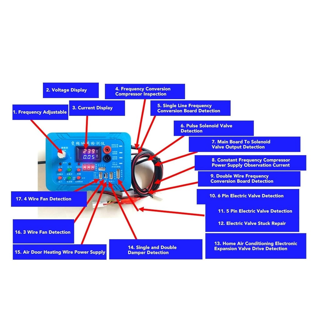Update Inverter Refrigerator Instrument Tester Variable Frequency Board Testing
