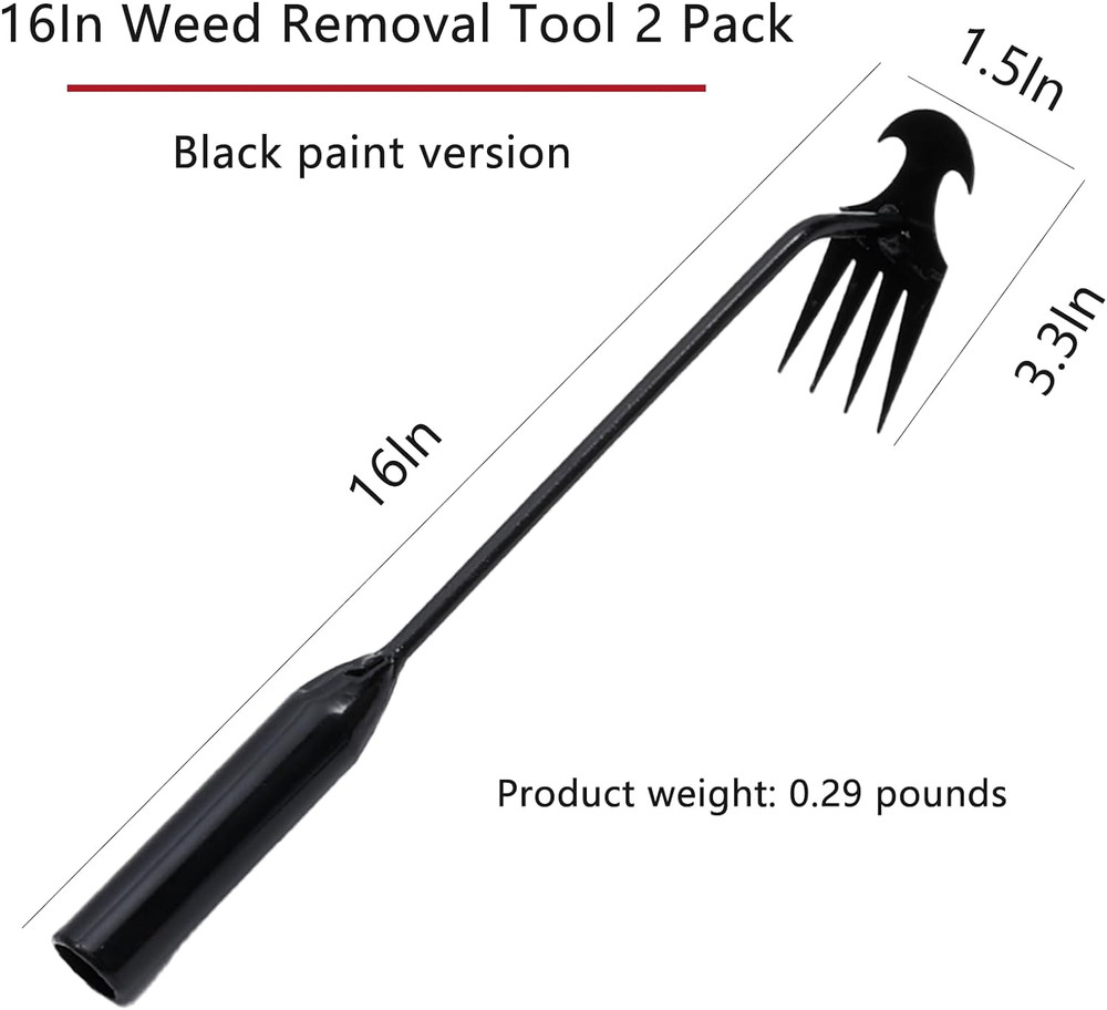Weed Puller Tool Garden Weed Pulling Tool, Portable Garden Weeder Tool Uprooting