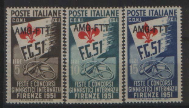 Trieste A - 1951 Équipement D’Exercice MNH
