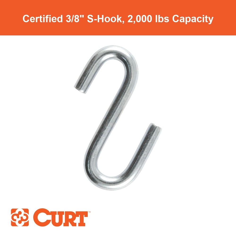 Certified 3/8" S-Hook (2,000 lbs.)