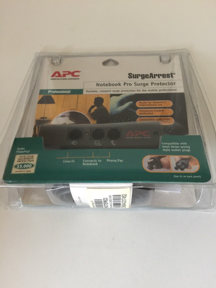 APC NOTEBOOK Surge Arrest Notebook Pro Surge Protector