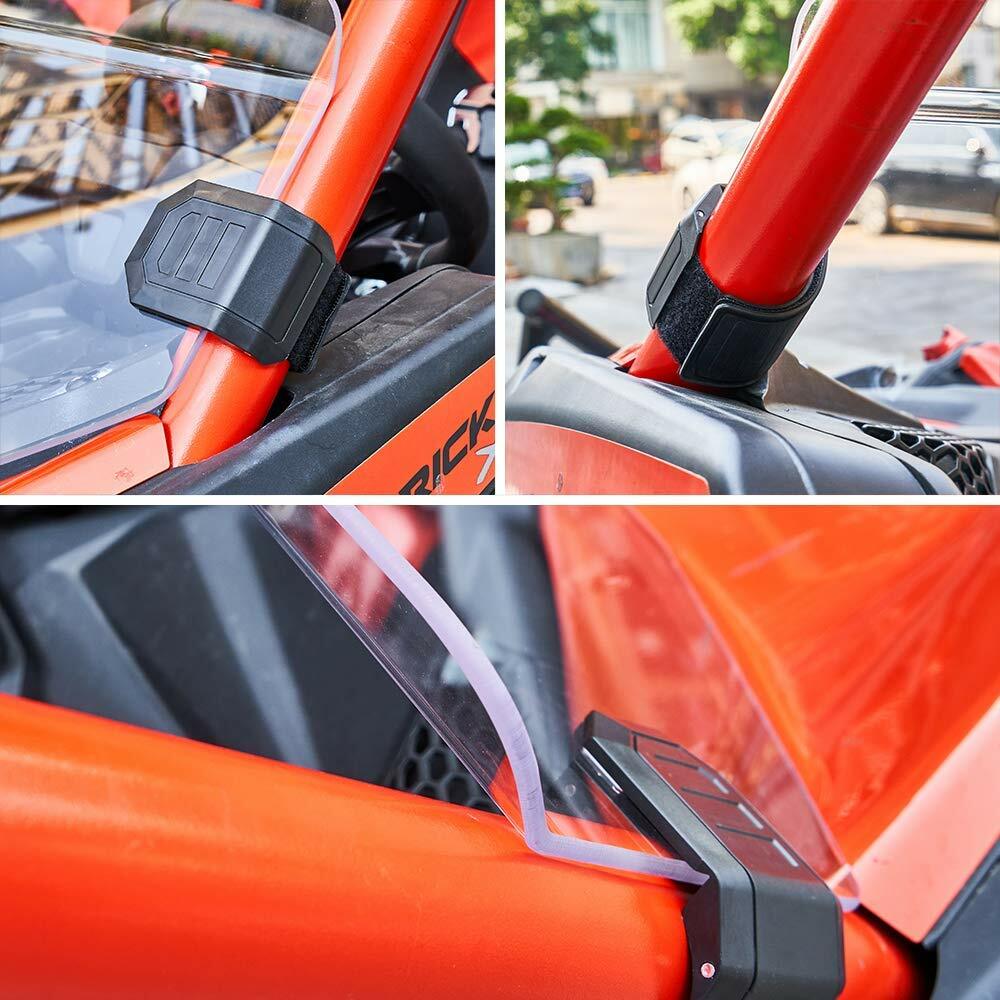 UTV Half Front Windshield Windscreen For Can Am Maverick X3 Turbo R MAX 2017-24
