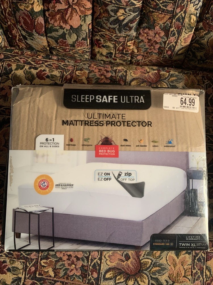 Sleep Safe Ultimate Anti-Bed Bug Box Spring Protector Twin XL