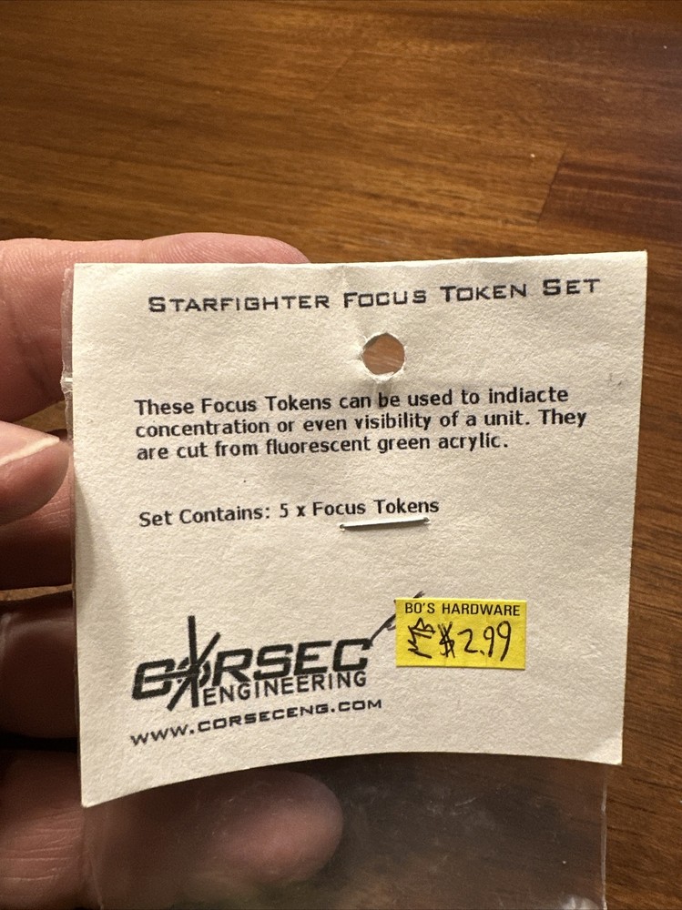 Corsec Engineering Starfighter Focus Tokens For X-Wing, Etc