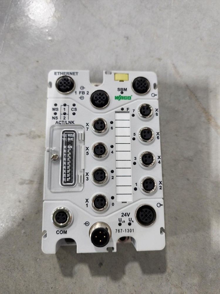 WAGO 767-1301 Ethernet Programmable Fieldbus Coupler, 8-channel Digital Input