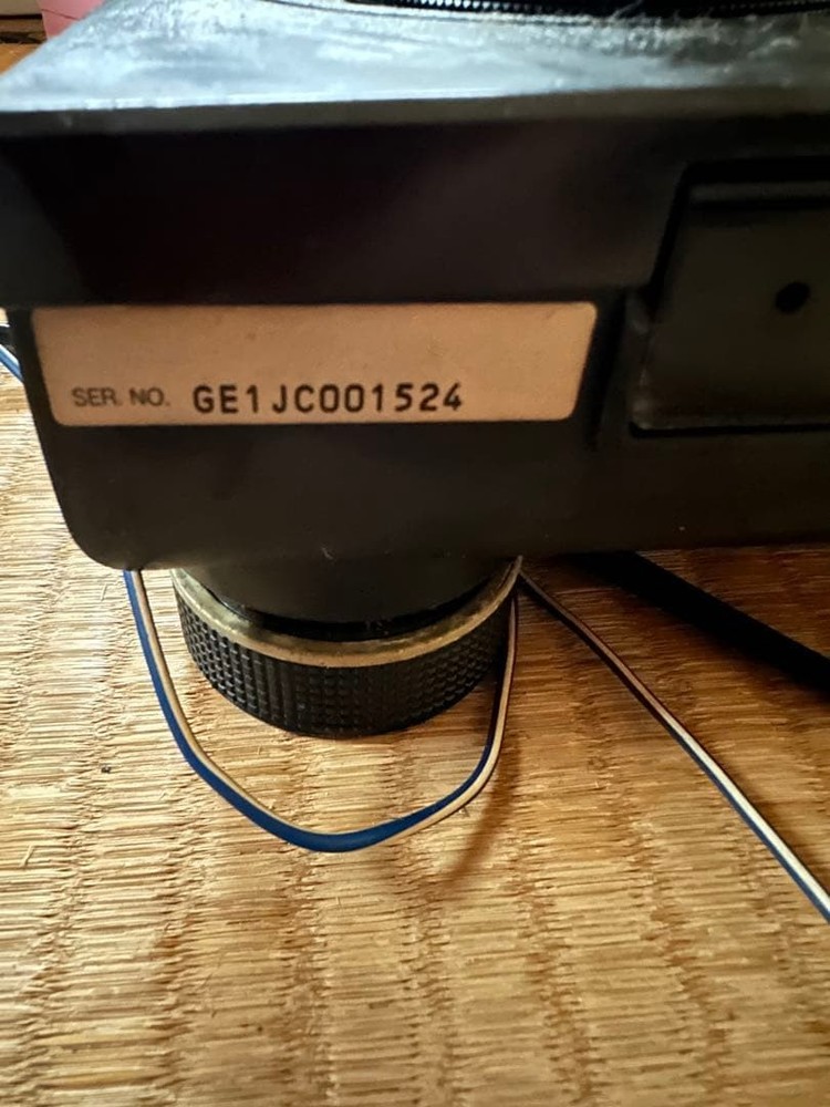 Technics SL-1200MK3D DJ Turntable Black with Headshell Tested & Working Used