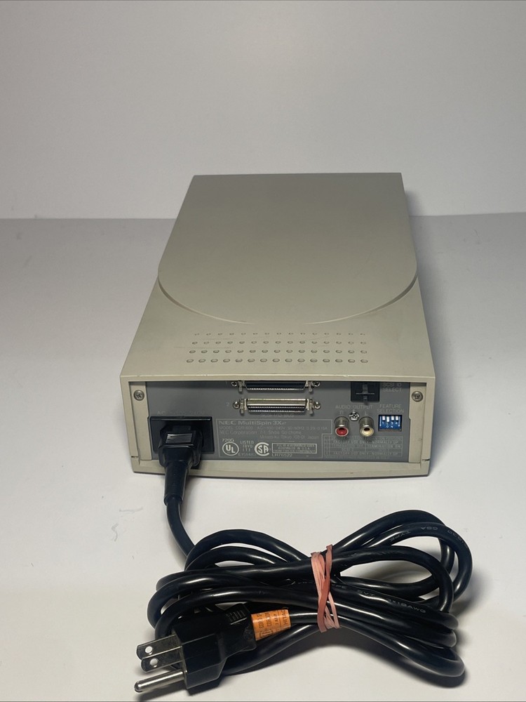 NEC CDR-600 MultiSpin 3x CD-ROM Tested And working No Caddy Read Description