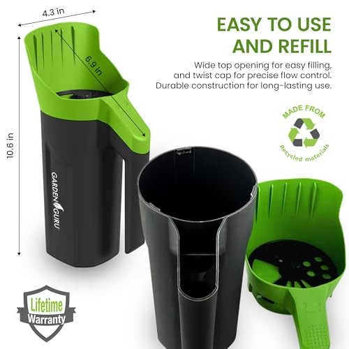 Garden Guru Handheld Seed Spreader Shaker – Multi Use Grass Seed, 1 Pack