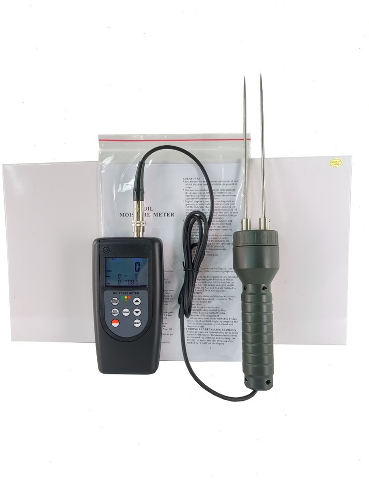 Handheld Soil Moisture Tester with Range 0~80% Resolution 0.1 LCD Display New