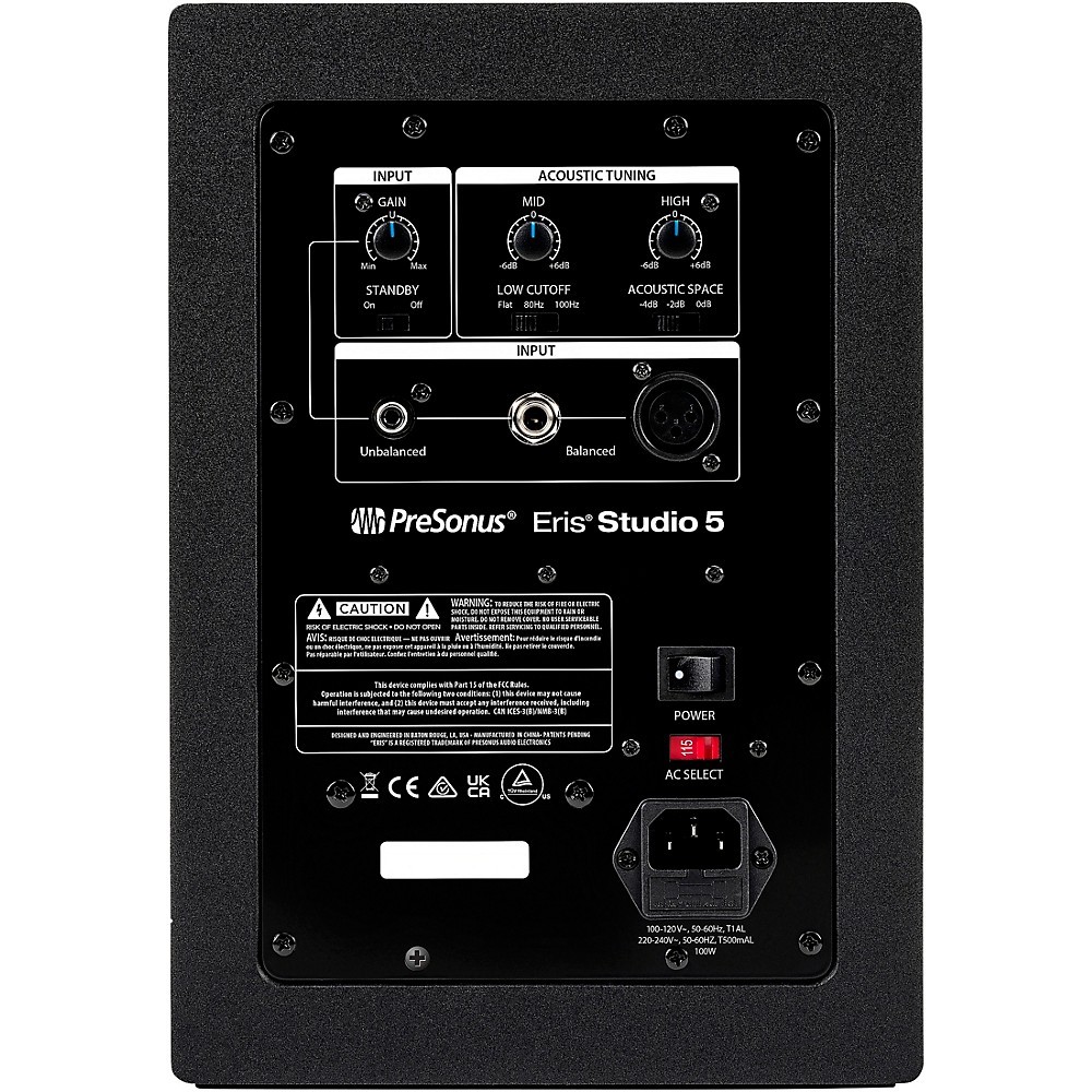 PreSonus Quantum ES2 Audio Interface w/Eris Monitors/Cables/Stands STUDIO5