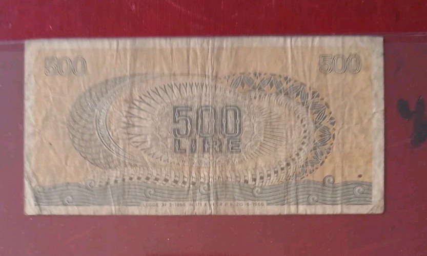 Italy 500 Lire 1966