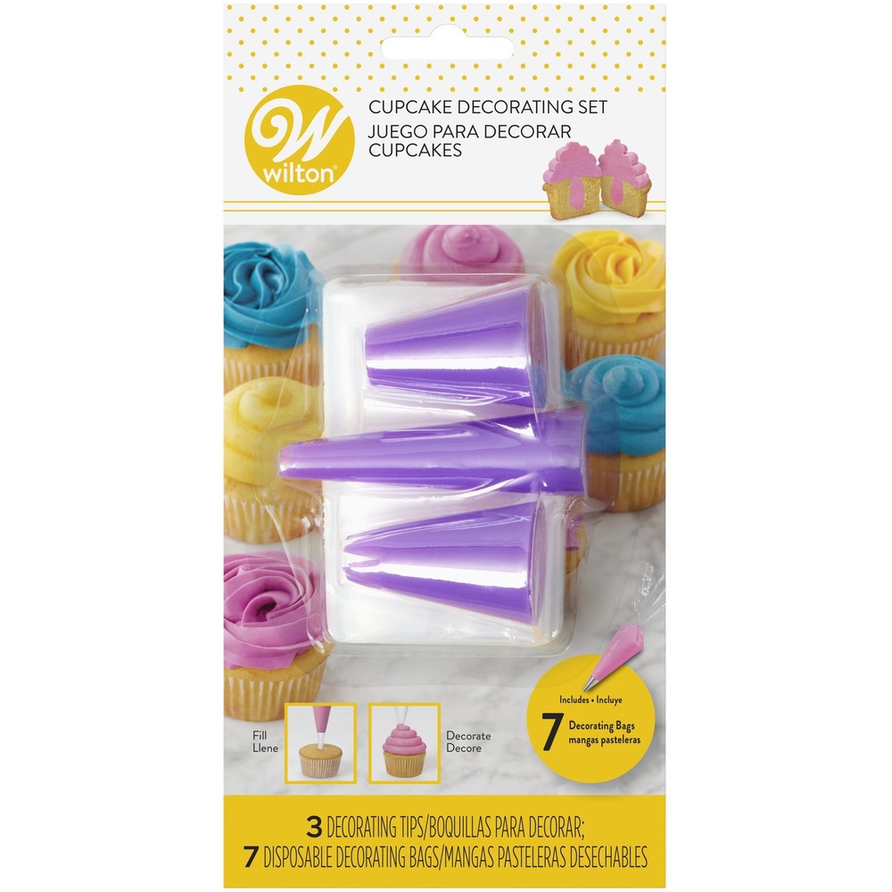 (2 pack) Wilton Cupcake Decorating Set, 10-Piece