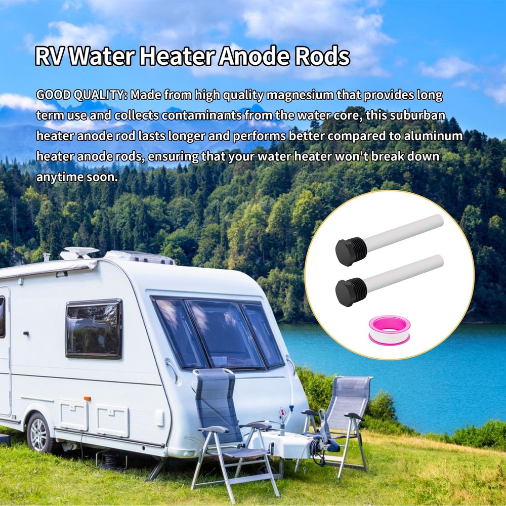 RV Water Heater Anode Rods, Magnesium Anode Rod for RV hot Water heaters