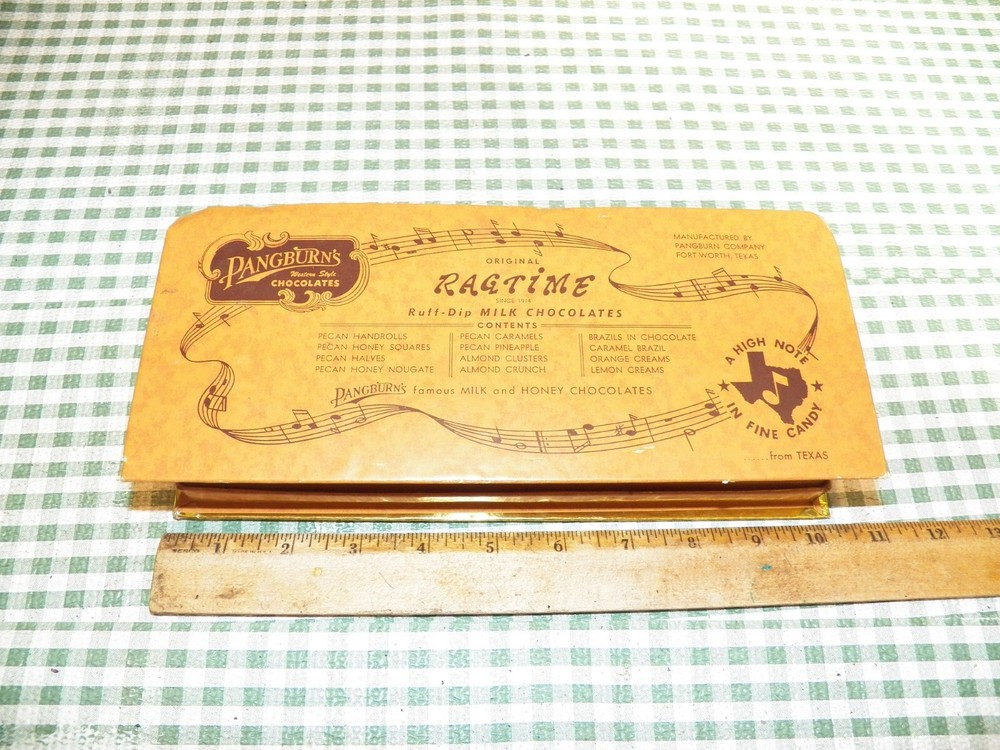 Vintage PANGBURN'S "Ragtime" Chocolates Box