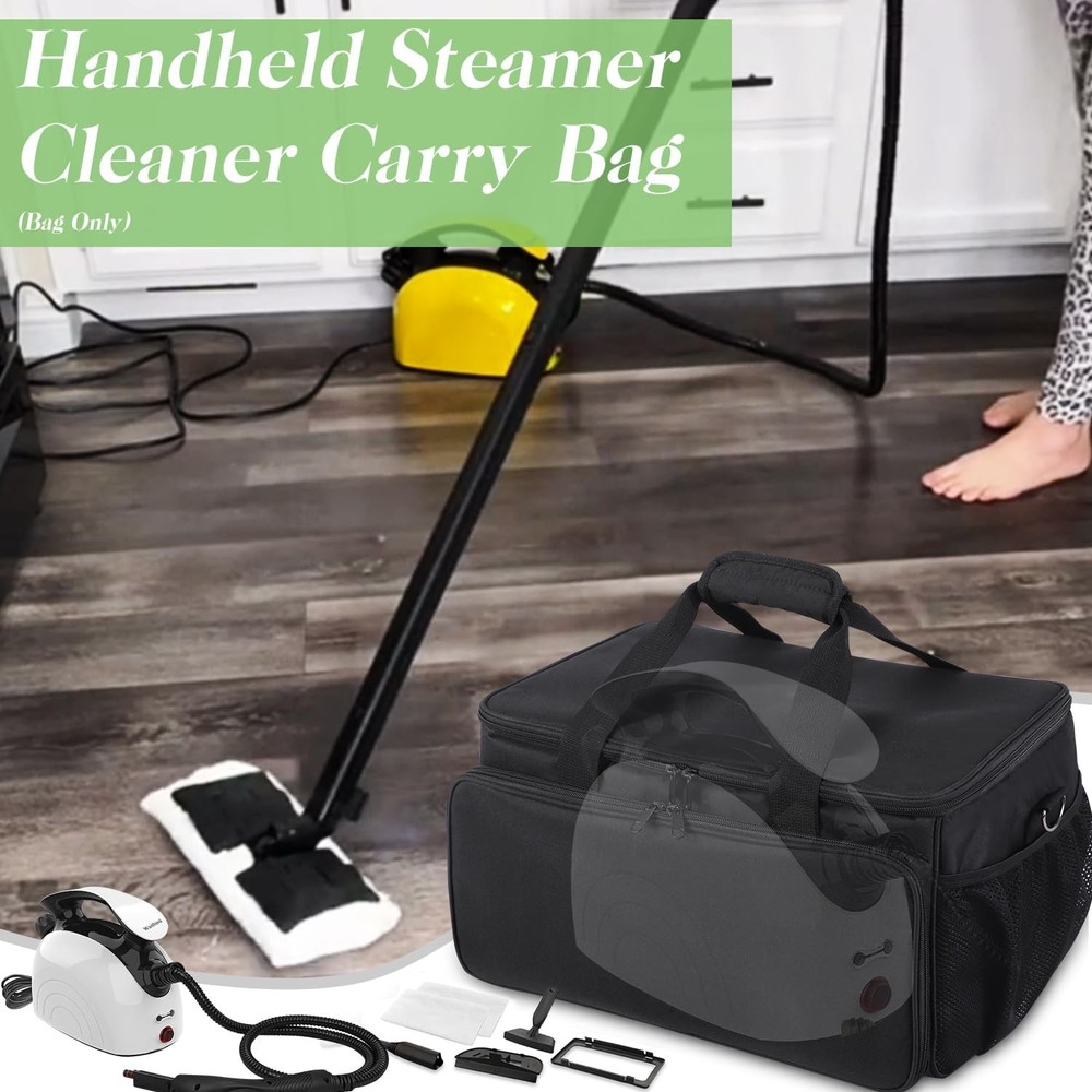 Portable Storage Bag Compatible with Waitbird Steam Cleaner Adjustable Handheld