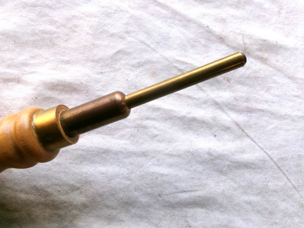 VINTAGE CROWN TOOLS PUSH PIN - SPRING LOADED - MADE IN ENGLAND