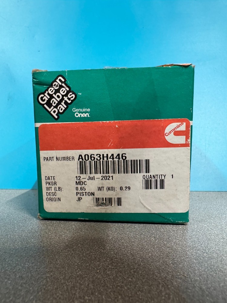 Cummins #A063H446 Piston