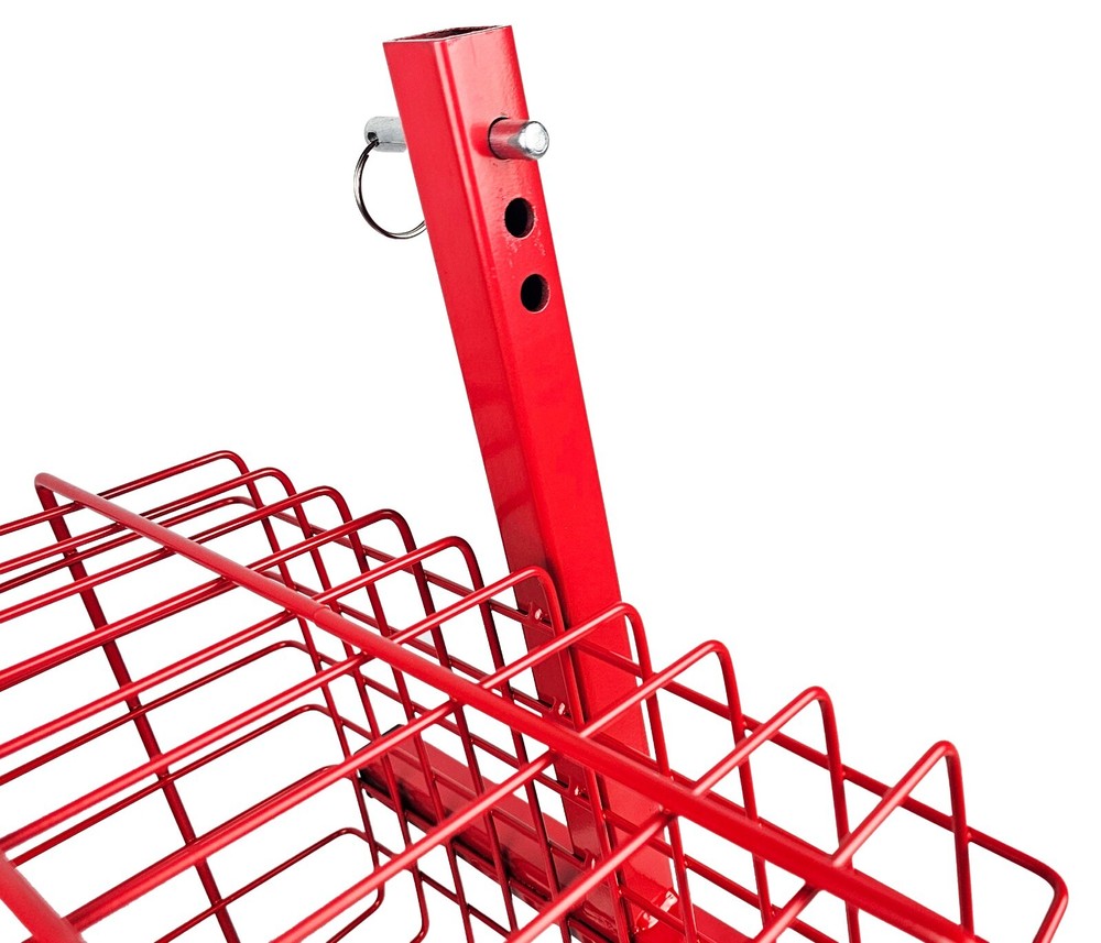 Large Rear Basket For Mobility Scooters - RED