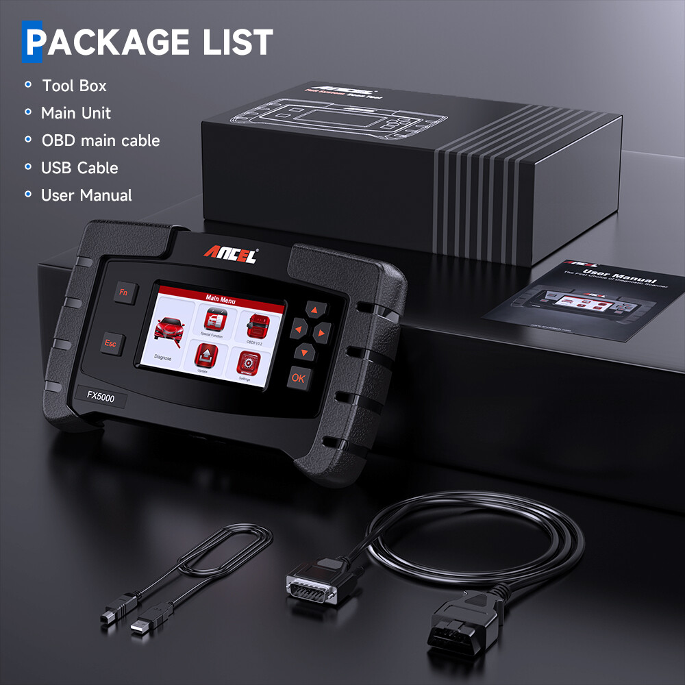 Automotive All System Diagnostic Scanner OBD2 Car Code Reader Scan Tool ABS SRS