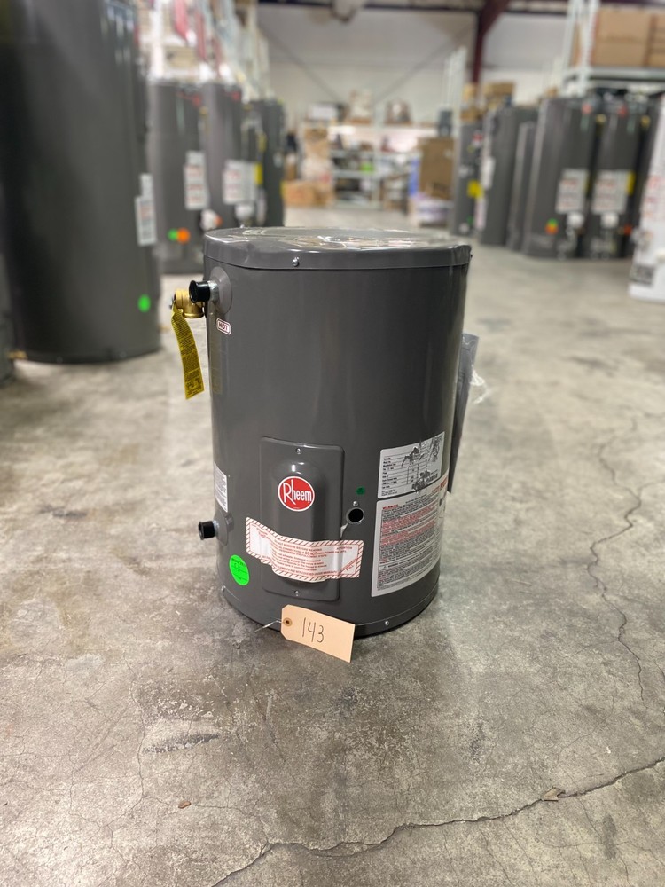 NEW Rheem 10 Gallon Point of Use Electric Water Heater. Item #143