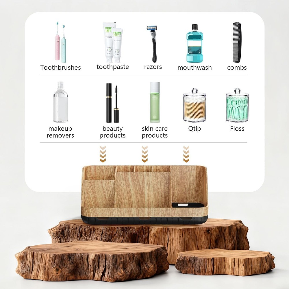 Kids Bathroom Accessory Set with Drainage