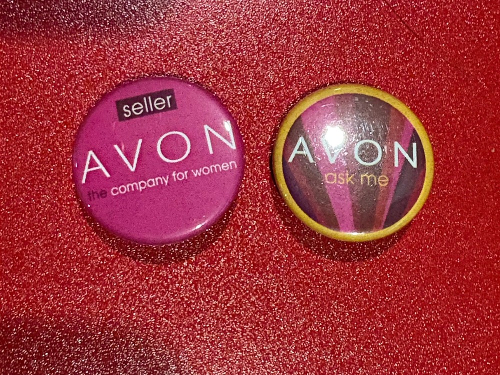 Avon Button Pin Set Collection