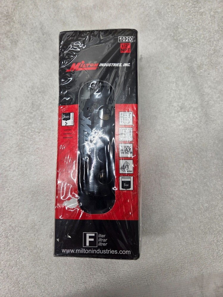 Milton 1020-8 Water Trap Filter Self Draining Automatic