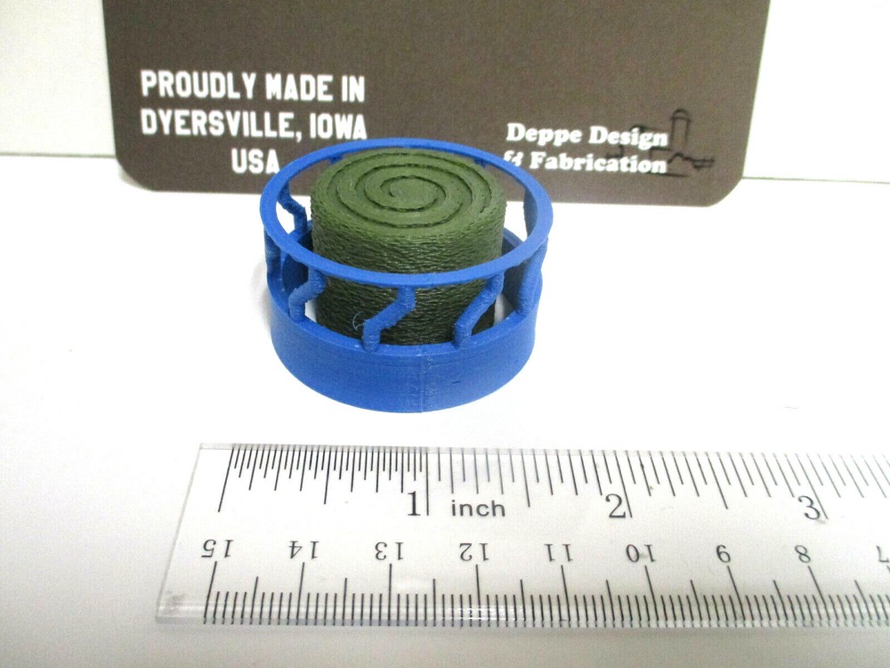 Single Blue Bale Ring   By Deppe Design  1/64th Scale