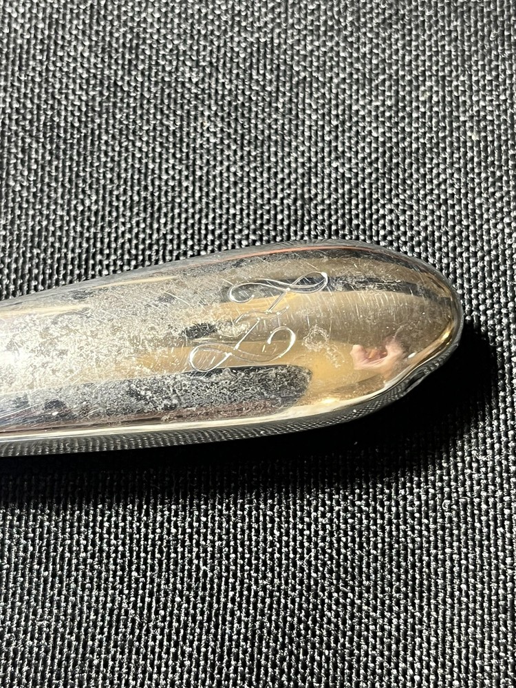 WEB Sterling Silver Candle Snuffer Monogrammed 36 Grams 10" Long. ML