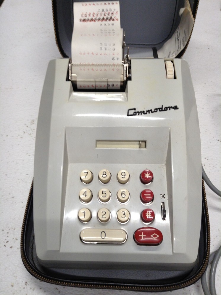 Commodore 9/9 Adding Machine Electric Adding Machine Made In West Germany