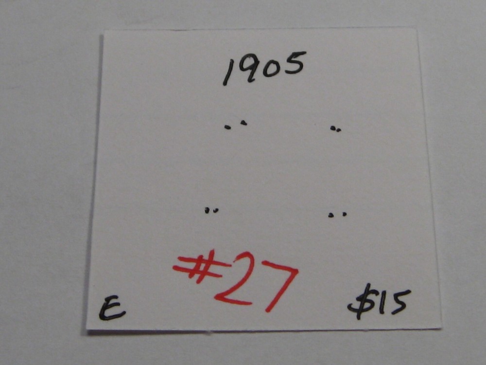 1905 Five Cent 5¢ CANADA. #27