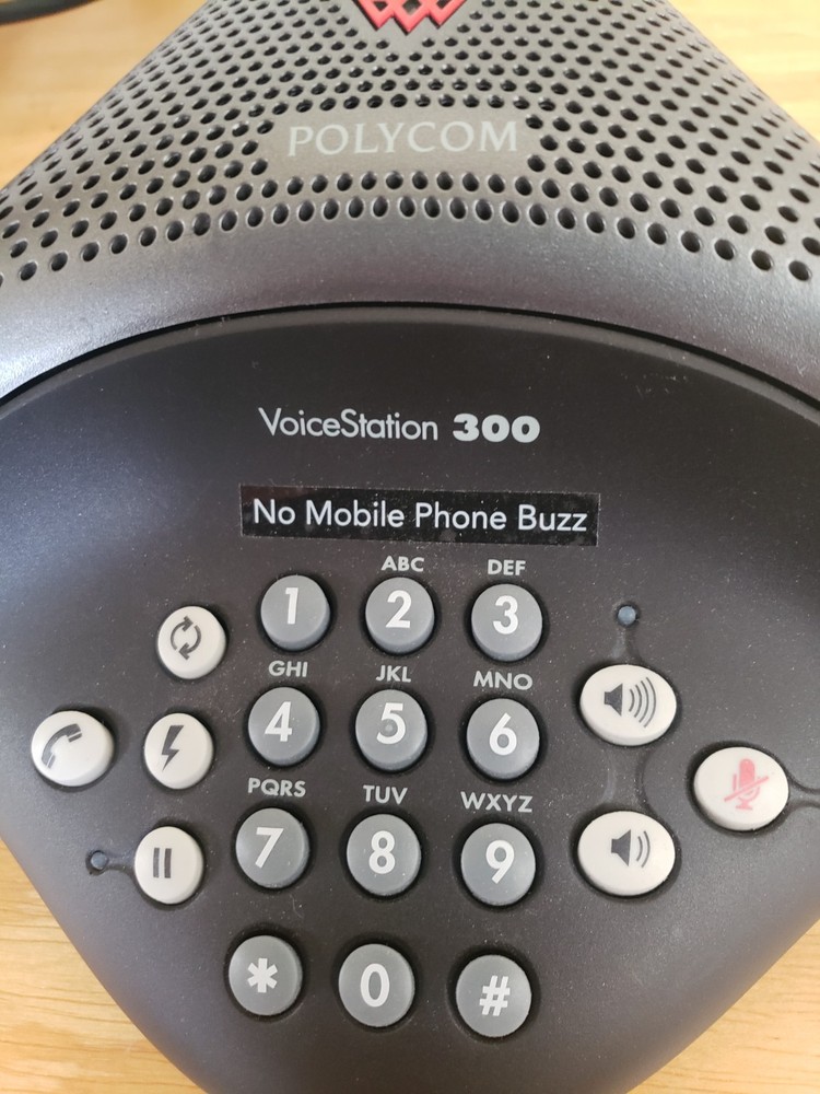 POLYCOM Voicestation 300 CONFERENCE PHONE Mint Condition, Instructions and Box