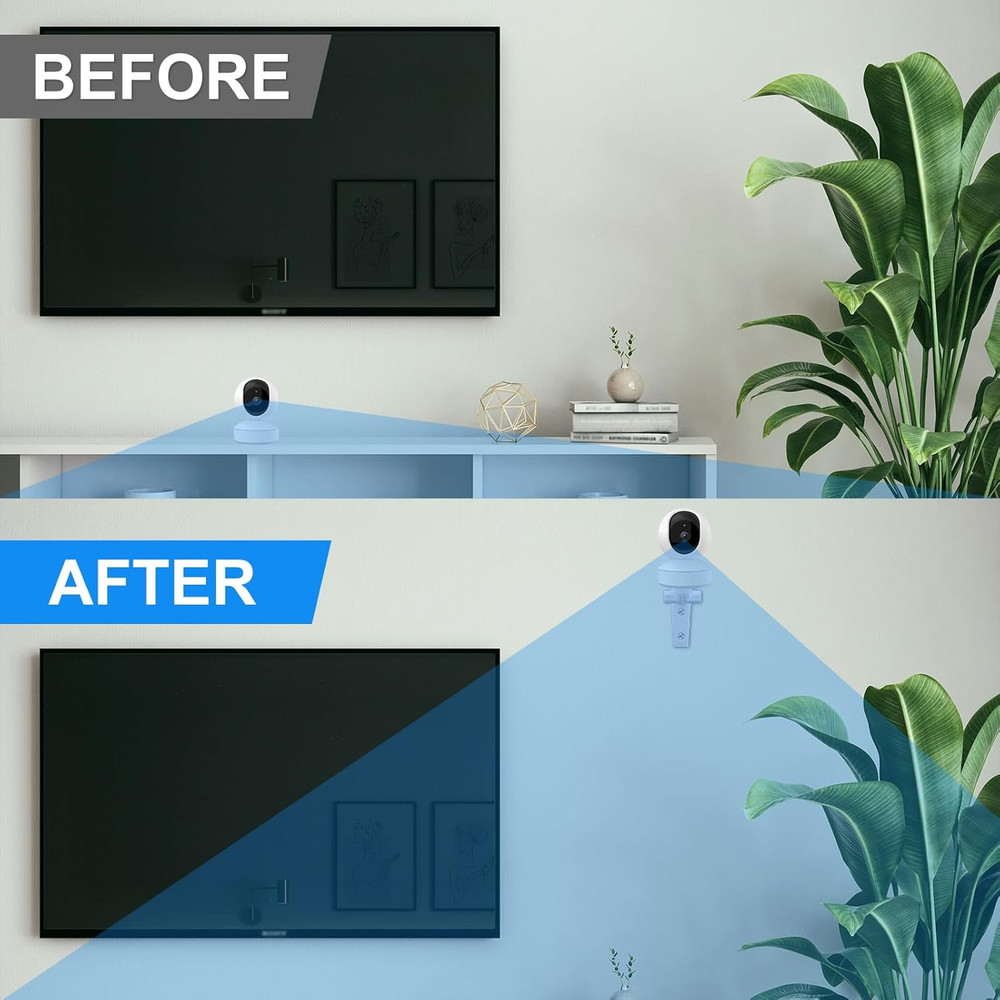 Camera Wall Mount Compatible with Reolink E1 / E1 Pro, White Camera Wall Bracket