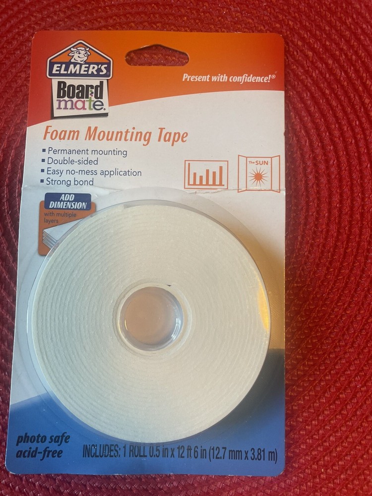 elmer’s board mate foaming minting tape