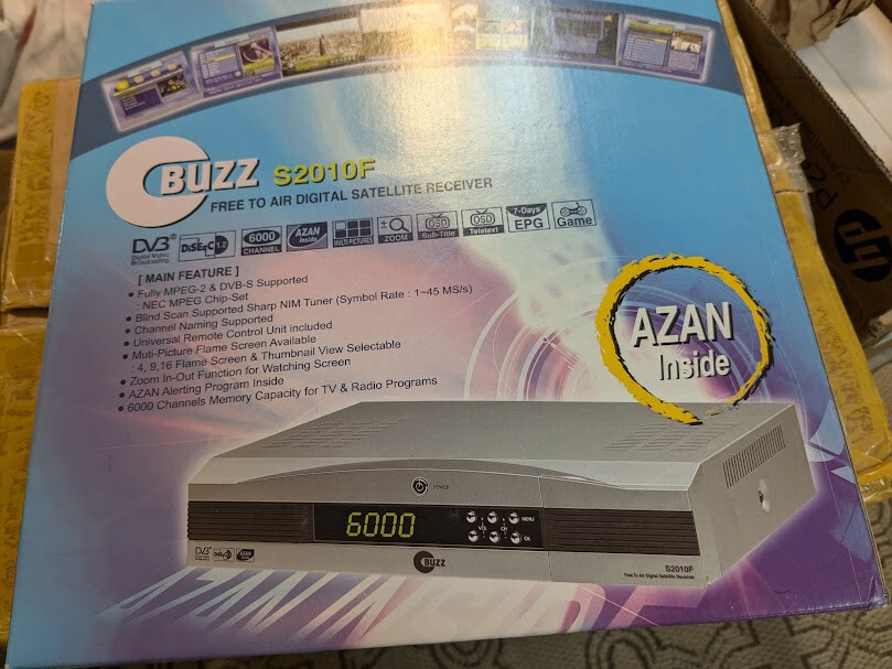 FTA SATELLITE RECEIVER (BUZZ)==== BRAND NEW==