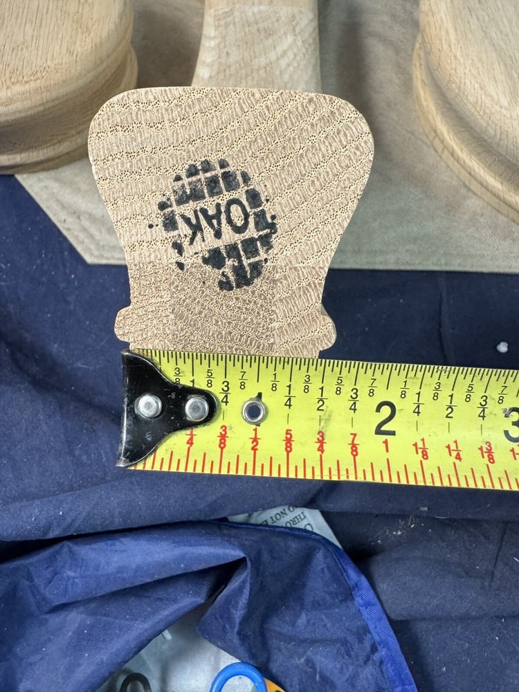 Oak - Right Hand Volute with Up Easing