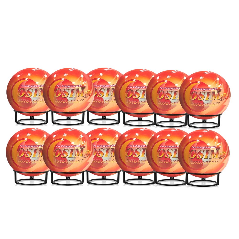 12 PACK Automatic Fire Ball Extinguisher With Bracket for ABCEF Type Fire
